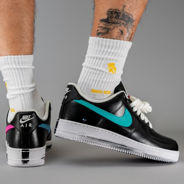 Neuer G Dragon x Nike Air Force 1 Para Noise 3.0 mit ungleichen